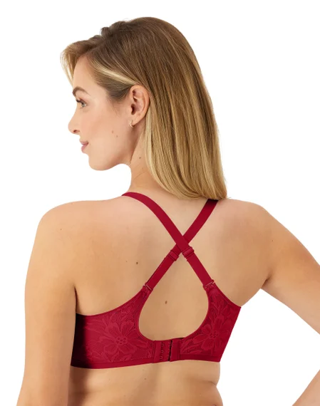 Bali Breathe Cotton Modal Lace Underwire Bra