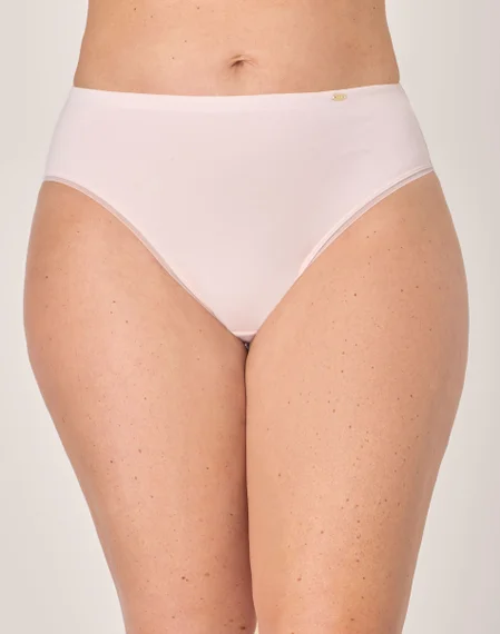Bali Lux Cotton Essentials Hi-Cut Underwear