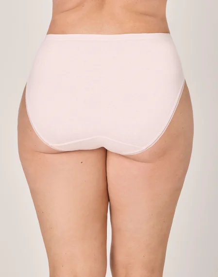 Bali Lux Cotton Essentials Hi-Cut Underwear