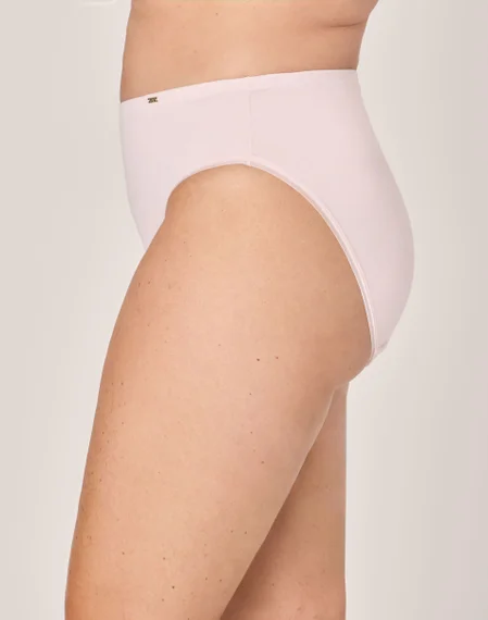 Bali Lux Cotton Essentials Hi-Cut Underwear