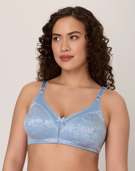 Double Support Lace Wireless Bra