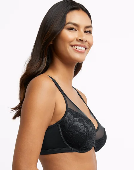 One Smooth U Lightweight Lace Minimizer Bra