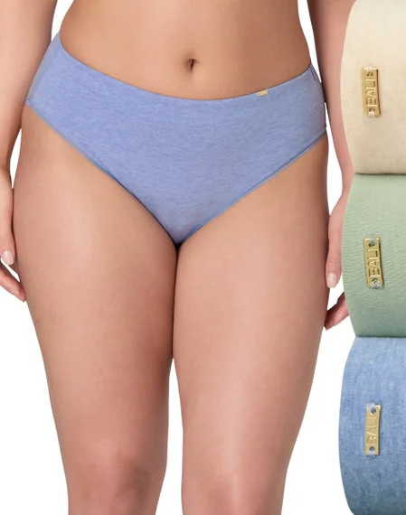 Bali Cotton Collection Hi-Cut Underwear, 3-Pack