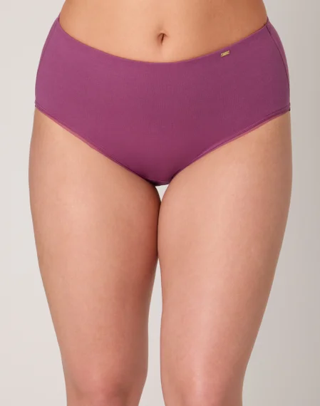 Bali Lux Underwear Brief, Light Tummy Support, Cotton Essentials, Moisture Wicking <br>