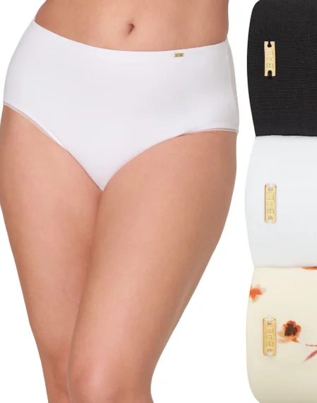 Bali Underwear Briefs Pack, 3-Pack, Light Tummy Support, Cotton Collection