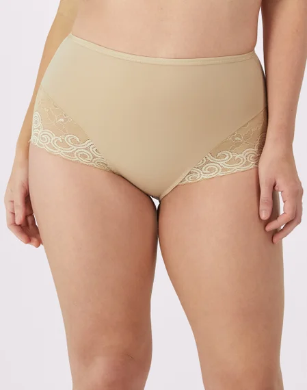 Shaping Brief with Lace, 2-Pack