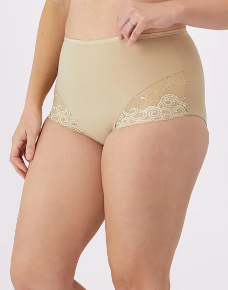 Shaping Brief with Lace, 2-Pack 5 Shaping Brief with Lace, 2-Pack