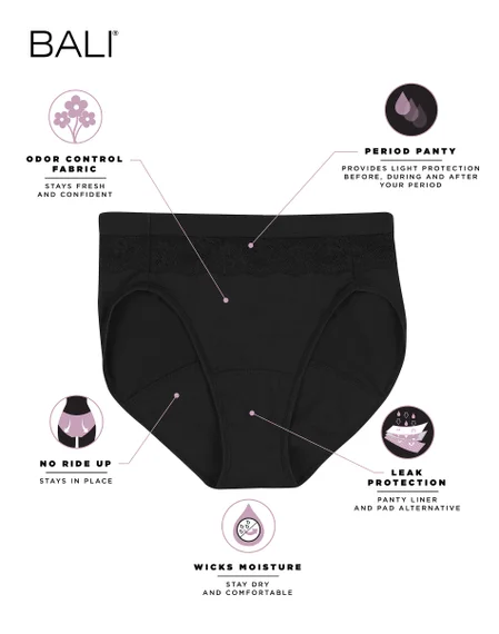 Beautifully Confident Light Leak & Period Protection Hi Cut Panty