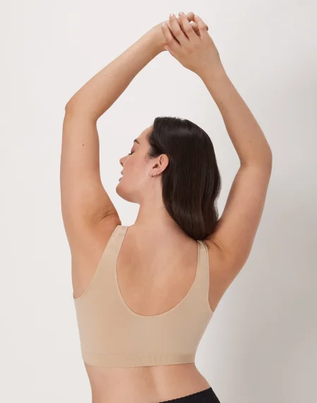 Comfort Revolution Microfiber Crop Top