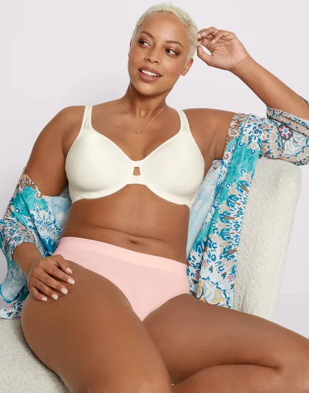 Lilyette by Bali Minimizer Bra for Women, Dream Keyhole